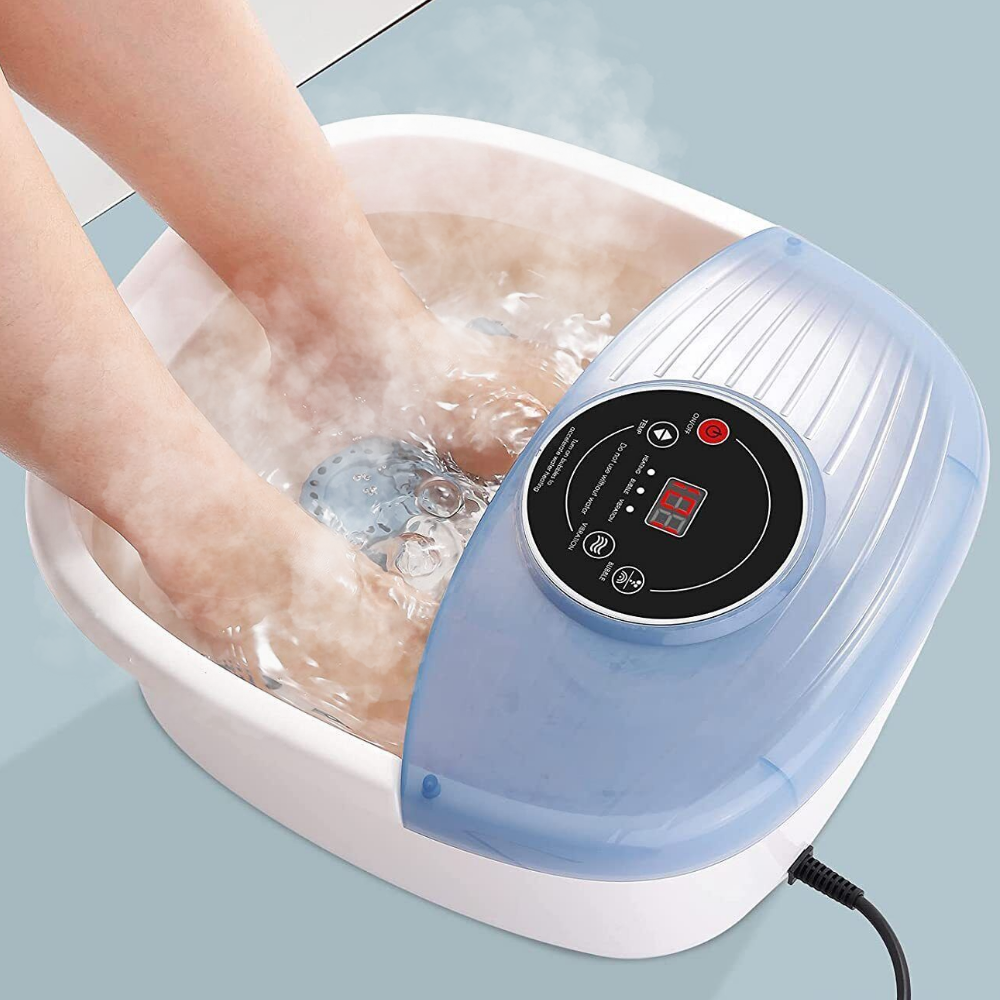 Relaxation Spa | Foot Massager with Temperature Control & Bubble Bath | Soothing Relief for Ultimate Comfort