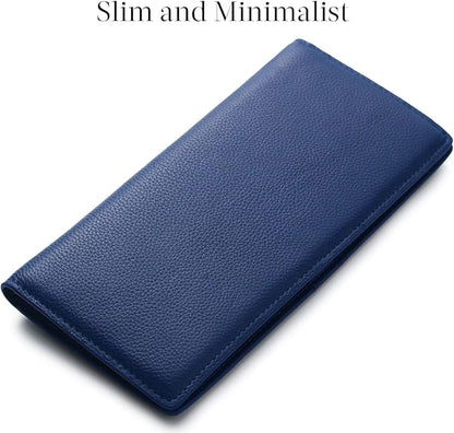 Renée | Ultra-thin Leather Card Wallet with RFID Blocking Technology | Compact Design for Security and Style