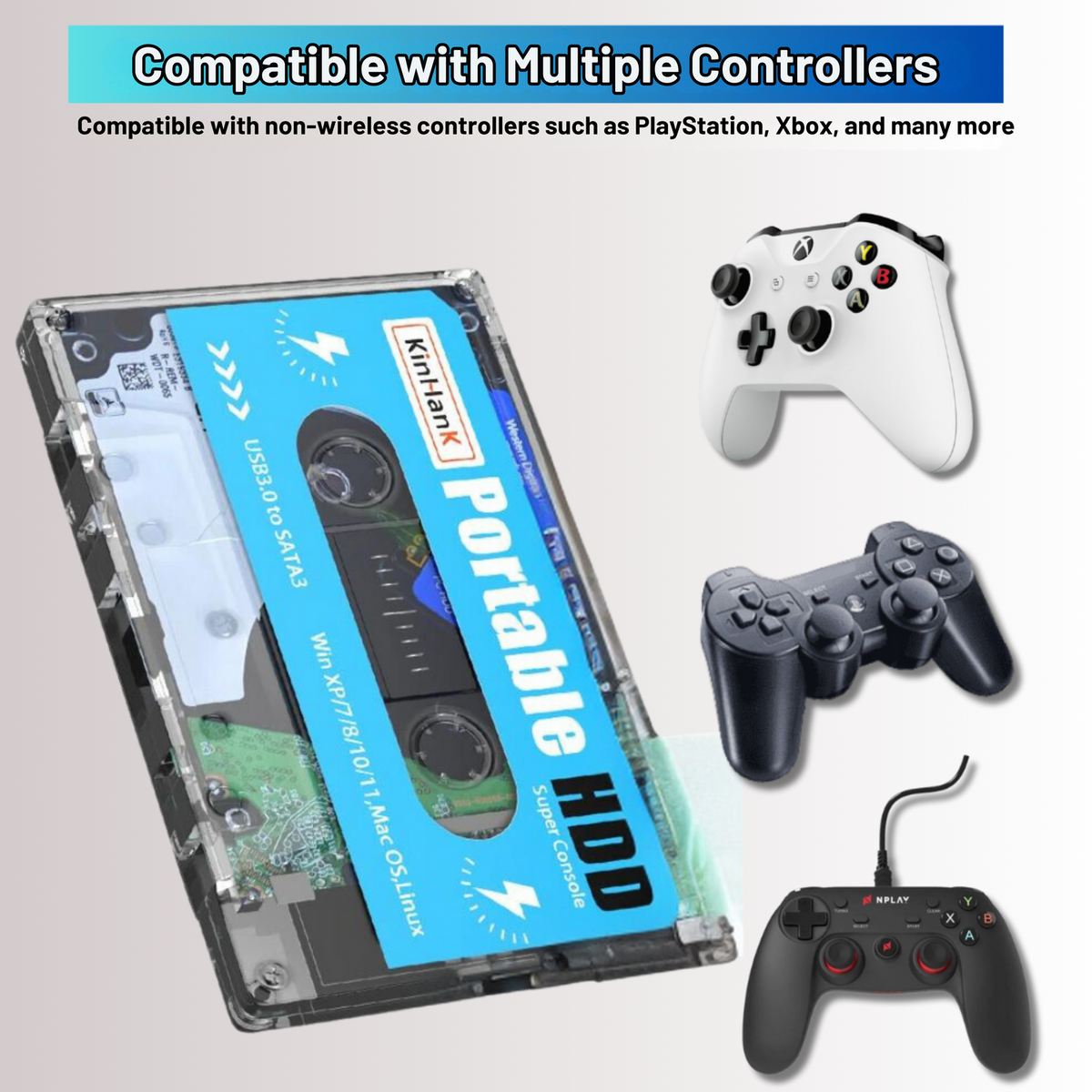 Retro Gaming Cassette | 110,000 Games with Plug and Play Convenience | Multi-Platform Emulator for Nostalgic Fun