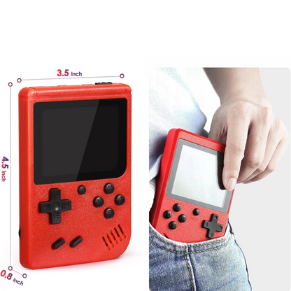Retro Gaming Console | Handheld Game Player with 400+ Classic Games | Portable Design for On-the-Go Fun