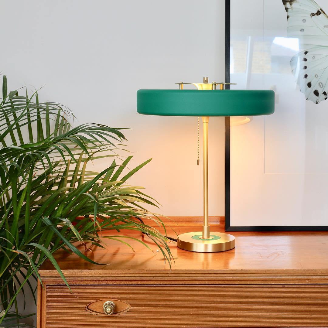 Bedside Reading Lamp with Metal Shade & Acrylic Diffuser for Desk Nightstand Lighting Office Bedroom Study Room Decor Pull Chain Switch Warm