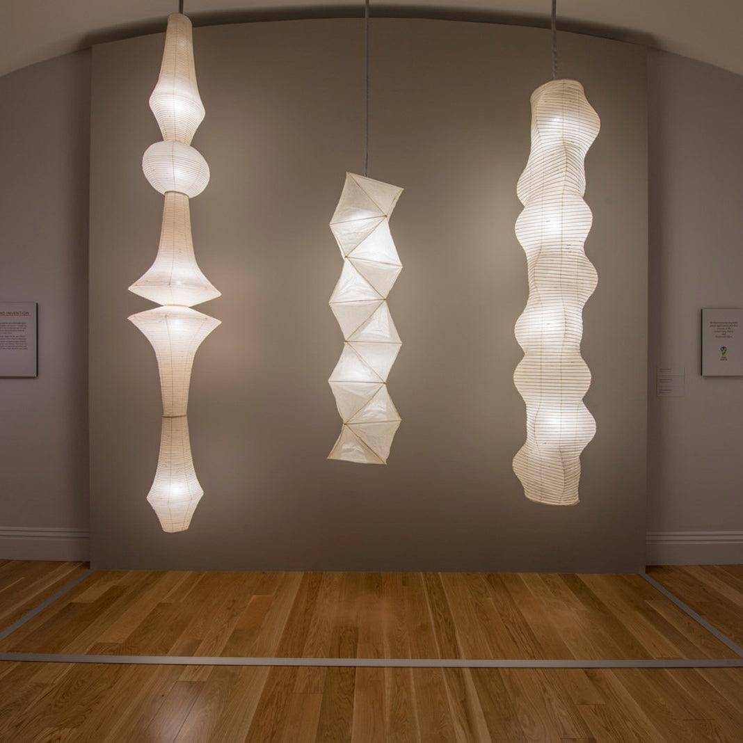 Handcrafted Paper Lantern Ceiling Light White Drum Shade Hanging Fixture E26 E27 Socket Bedroom Living Room Dining Room Ambient Glow Modern