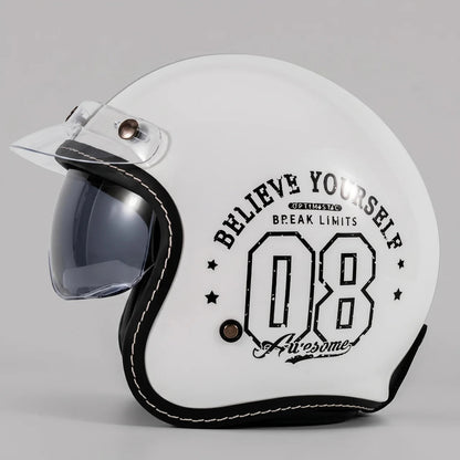 Rider's Choice | 3/4 Open-Face Helmet with Lightweight Design | Comfortable Fit for Urban Riding