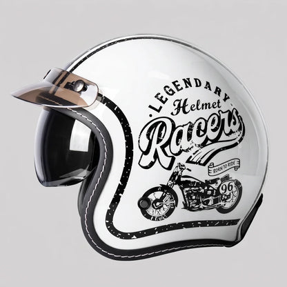 Rider's Choice | 3/4 Open-Face Helmet with Lightweight Design | Comfortable Fit for Urban Riding