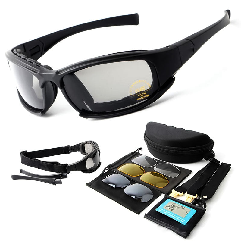 Rider's Choice | Motorcycle Sunglasses with Polarized UV400 Lenses | Secure Fit for Ultimate Eye Protection