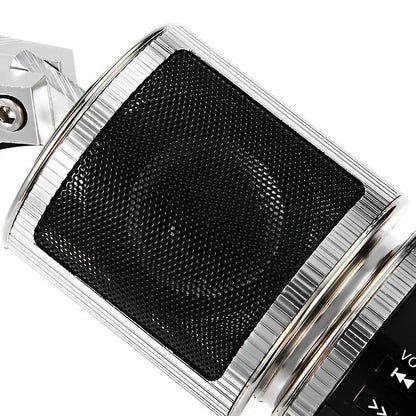 Motorcycle Speakers with Bluetooth, Motorcycle Stereo System with FM Radio, Water Resistant Motorcycle Audio System
