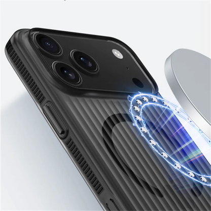 Textured Anti-Slip Phone Case for iPhone 12 through 17 Series – Shock-Absorbing TPU Protection with Ridged Sides & Raised Edges for Screen