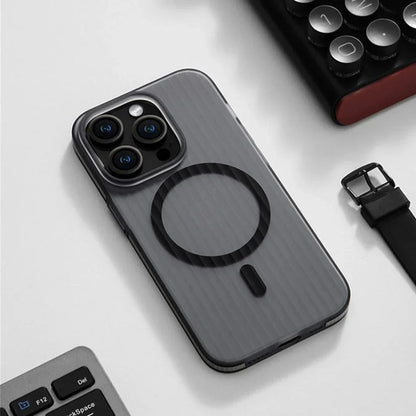 Textured Anti-Slip Phone Case for iPhone 12 through 17 Series – Shock-Absorbing TPU Protection with Ridged Sides & Raised Edges for Screen