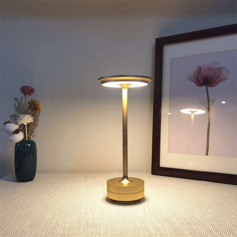 Rechargeable Cordless Table Lamp with Touch Control & 3 Brightness Levels for Bedroom Nightstand Desk Reading Living Room