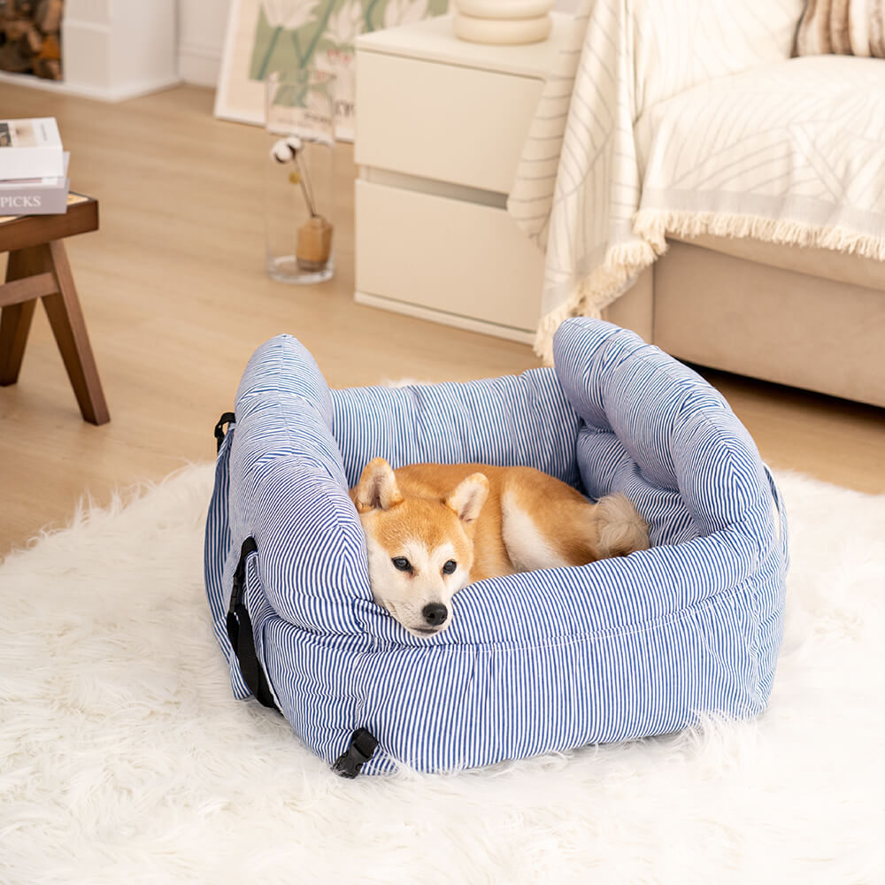RoadTrip | Pet Bed with Adjustable Safety Features | Cozy Travel Solution for Dogs