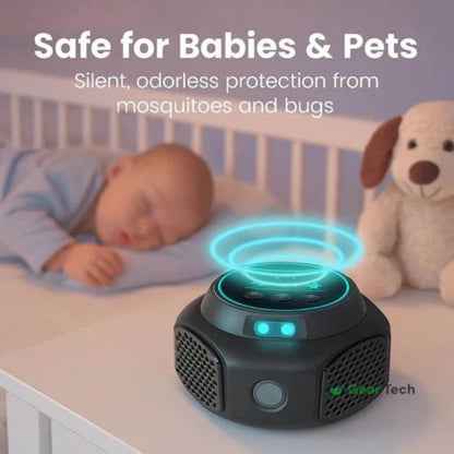 Rodent Defense | Ultrasonic Mouse Repellent with Silent Operation | Plug-In Design for 3200 sq ft Coverage