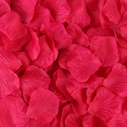 Silk Rose Petals for Weddings & Romance – Reusable Fabric Scatter Petals for Aisle, Table & Bed Décor