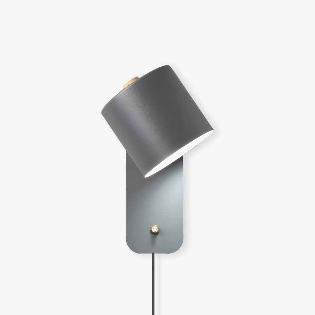 Adjustable Metal Wall Sconce with 350° Swivel Head for Bedroom Reading Nook Living Room Hallway Ambient Task Lighting E26 Socket 5 in Dia 12
