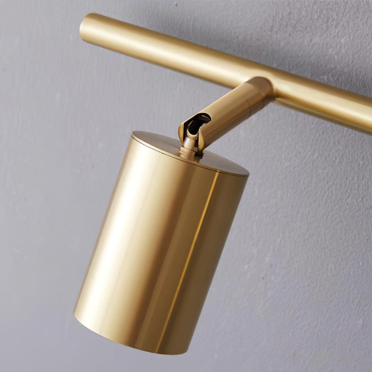 Pivoting Metal Track Spotlight Fixture 350° Swivel Wall & Ceiling Mount LED Accent Light for Living Room Bedroom Kitchen Gallery Art Display