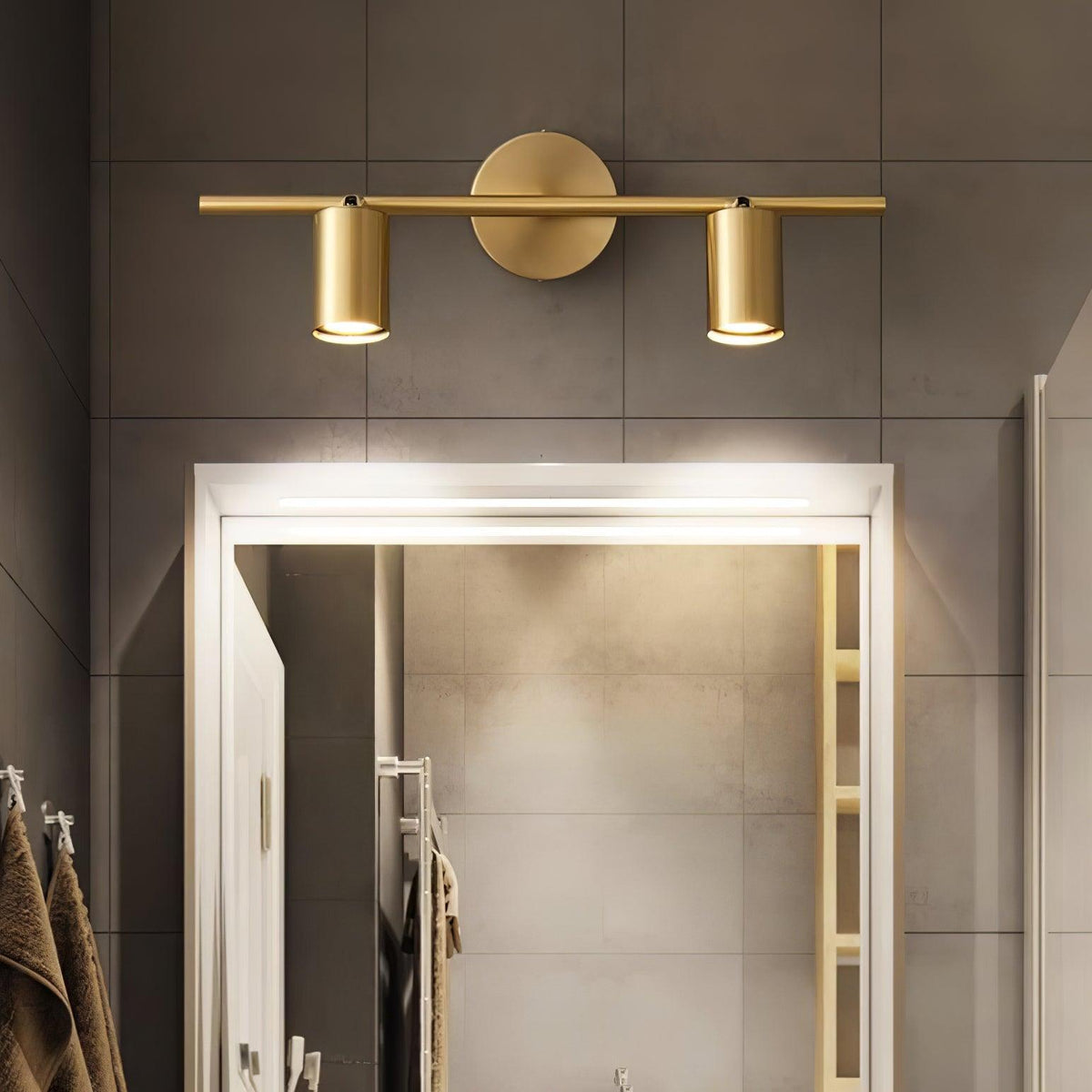 Pivoting Metal Track Spotlight Fixture 350° Swivel Wall & Ceiling Mount LED Accent Light for Living Room Bedroom Kitchen Gallery Art Display