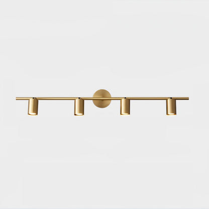 Pivoting Metal Track Spotlight Fixture 350° Swivel Wall & Ceiling Mount LED Accent Light for Living Room Bedroom Kitchen Gallery Art Display