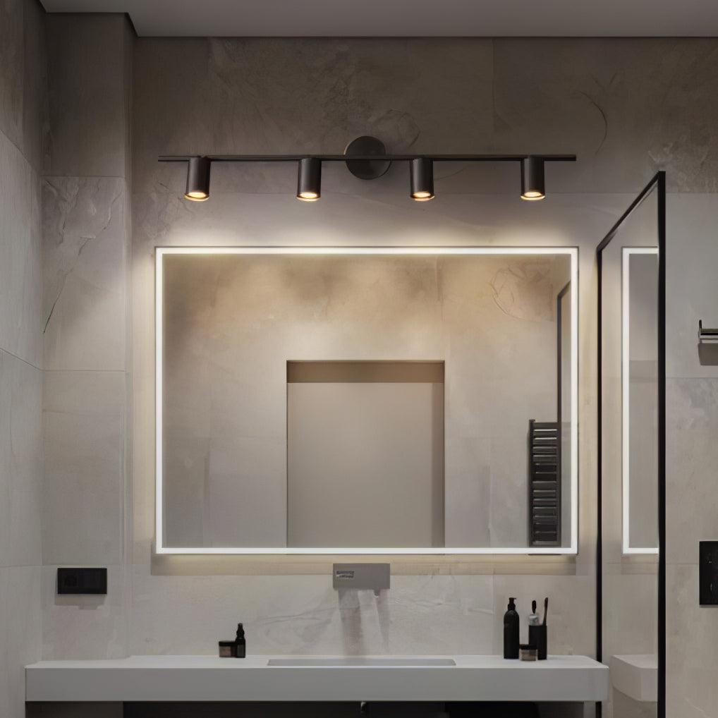 Pivoting Metal Track Spotlight Fixture 350° Swivel Wall & Ceiling Mount LED Accent Light for Living Room Bedroom Kitchen Gallery Art Display