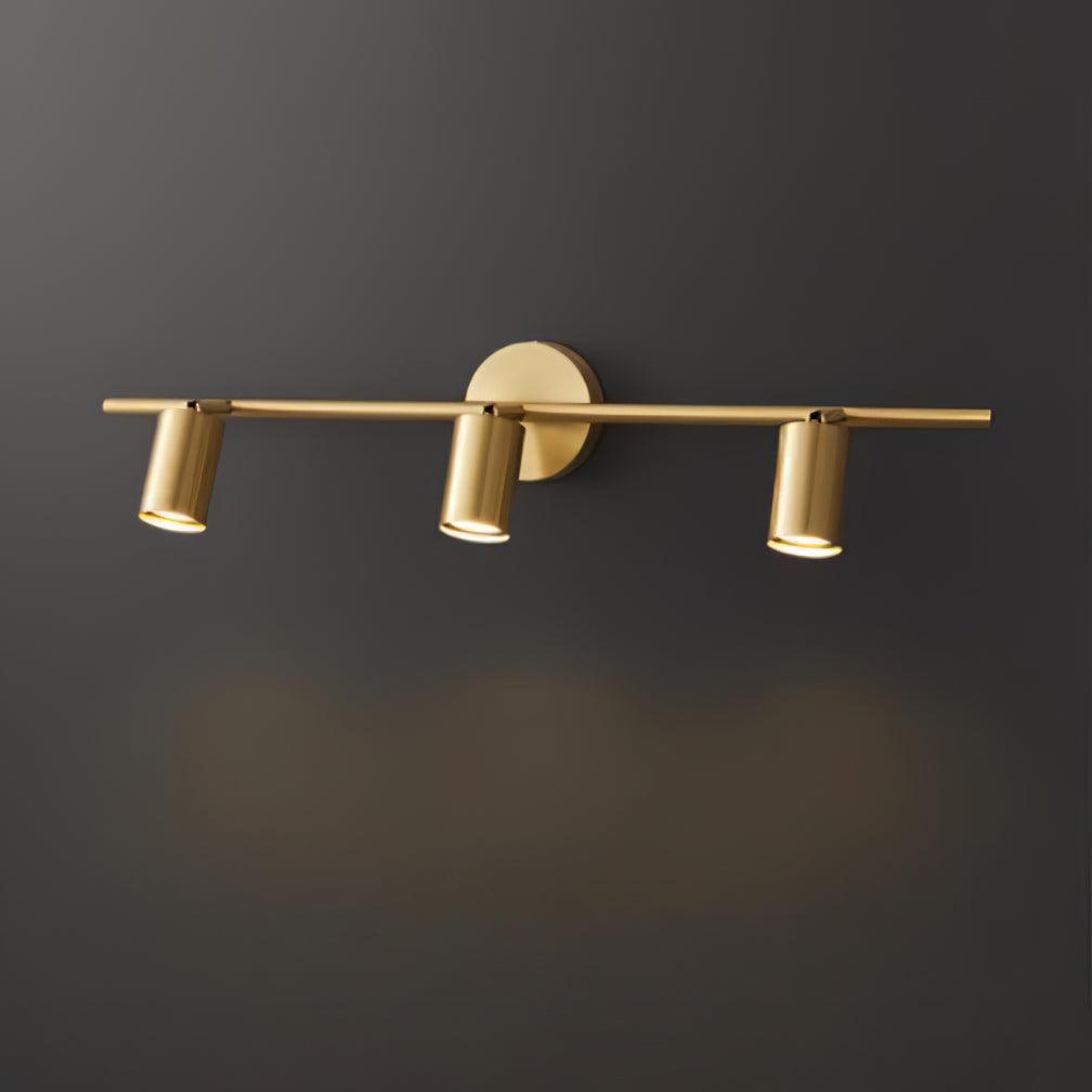 Pivoting Metal Track Spotlight Fixture 350° Swivel Wall & Ceiling Mount LED Accent Light for Living Room Bedroom Kitchen Gallery Art Display