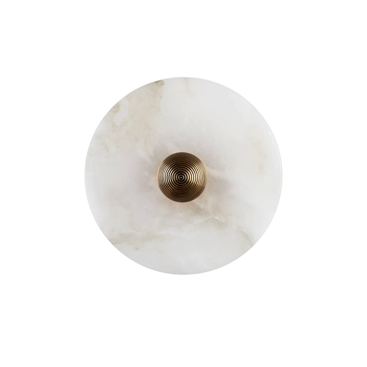 LED Flush Mount Ceiling Light 12 Inch Alabaster Shade Aluminum Frame Dual Install Wall Sconce Contemporary Fixture for Bedroom Hallway Livin