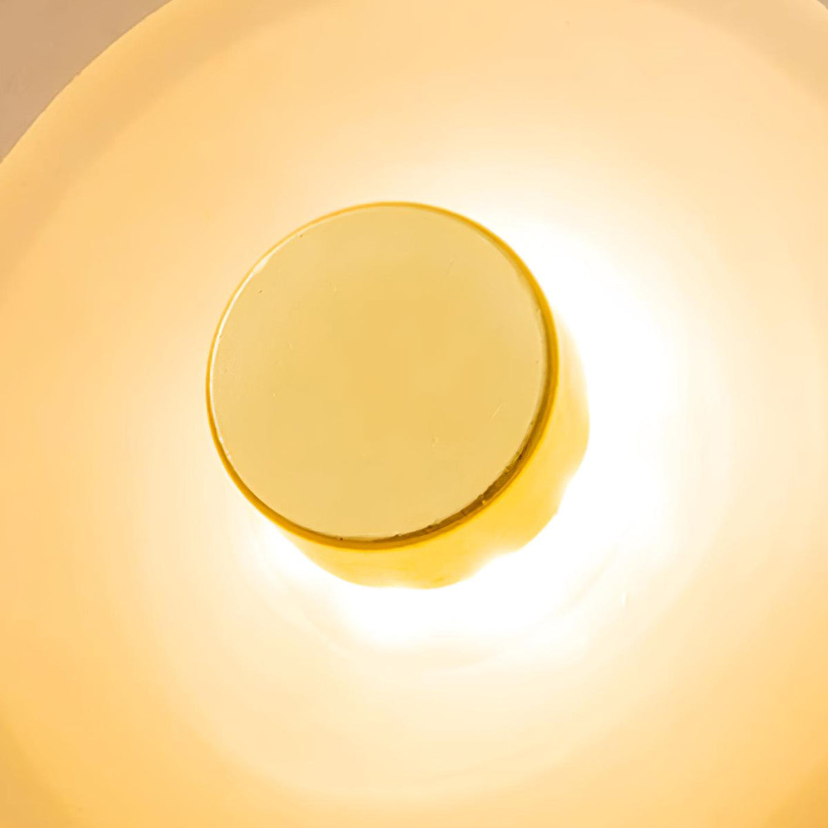 Glass Sconce with Warm LED 12 in Diameter Flowing Design for Bathroom Hallway Living Room Ambient Glow Contemporary Decor Moisture Resistant