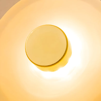Curved Glass LED Wall Sconce 10 in Warm White Bidirectional Light Fixture for Bedroom Hallway Living Room Modern Indoor Accent Lighting