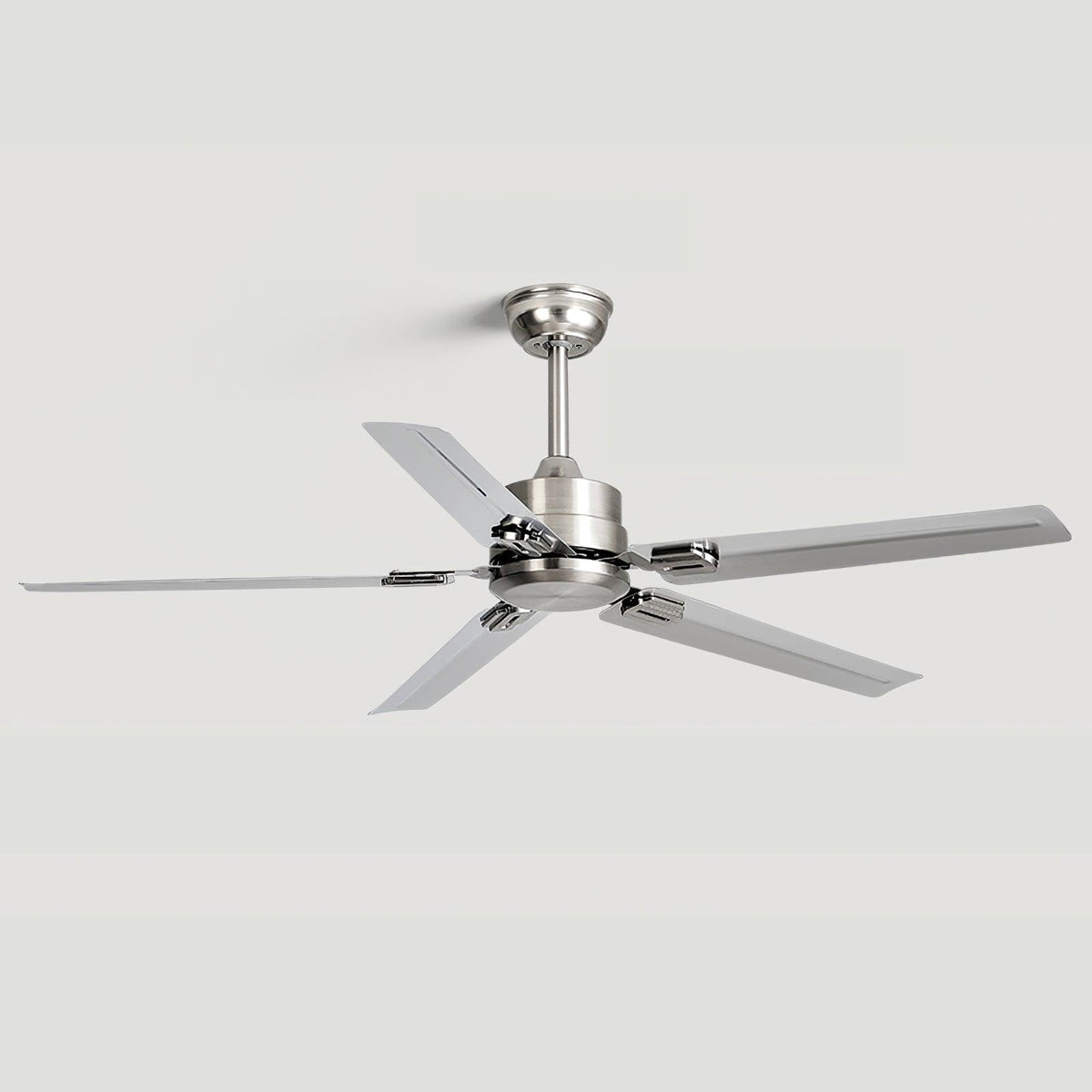 52-Inch Industrial Ceiling Fan with Metal Blades for Living Room & Bedroom | Modern 3-Speed Fan for Home Cooling