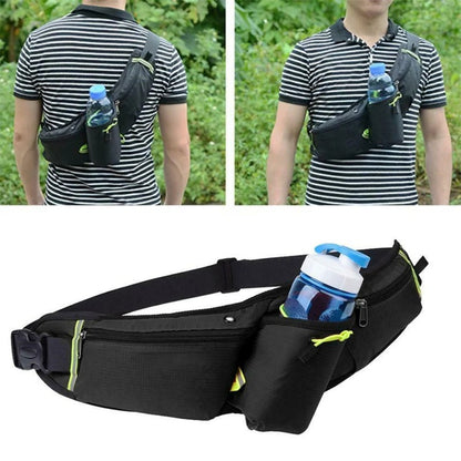 RunEase Pack | Waterproof Running Belt with Drink Holder for Hydration