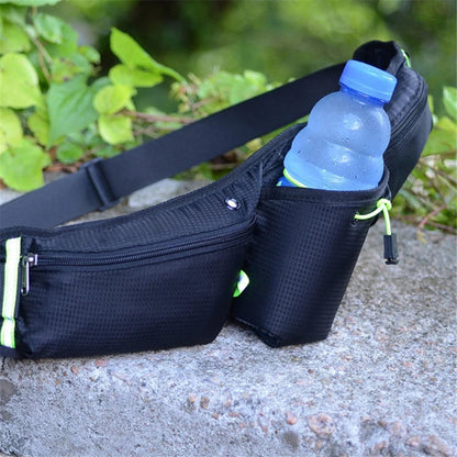 RunEase Pack | Waterproof Running Belt with Drink Holder for Hydration