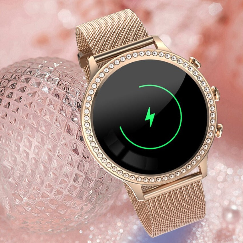 Health Tracking Smartwatch with Heart Rate Monitor, Blood Pressure & Sleep Analysis for Daily Fitness & Wellness