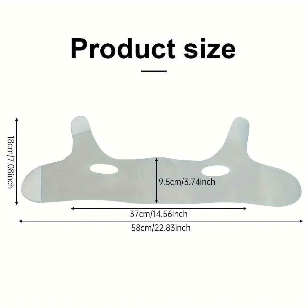 Jawline Shaping Compression Wrap – Sculpt and Firm Your Face with Daily Chin Lift Support for Women and Men