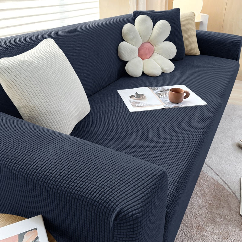 Couch Cover for Loveseat and Sofa, Stretch Sofa Cover for Pets and Dogs with Non Slip Grip for 1 to 4 Seater