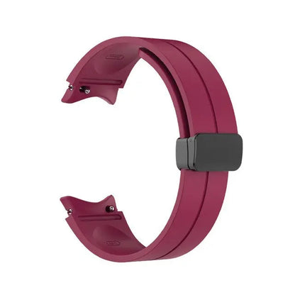 Silicone Sport Strap for Samsung Galaxy Watch 4, 5, 6 – Adjustable Quick-Release Wristband, Sweat-Resistant & Waterproof, Multiple Colors