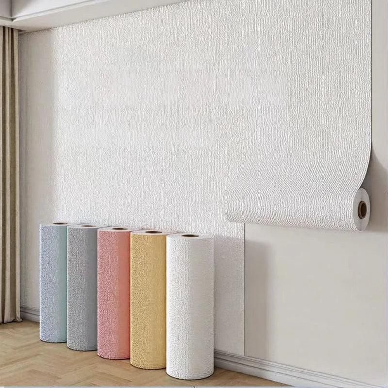 3D Foam Wall Covering Self-Adhesive Fabric-Look Panels Peel and Stick Waterproof Textured Decor for Bedroom Living Room DIY Renovation Rente