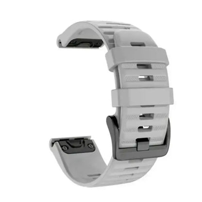Silicone Smartwatch Band | QuickFit Replacement Strap 20mm 22mm 26mm | Flexible Sport Watch Band for Active Lifestyles