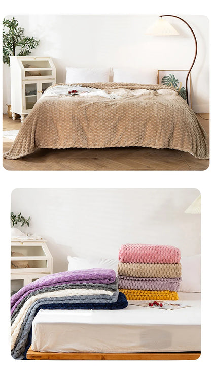 CosyNest | Fleece Throw Blanket with Soft Microfiber Fabric | Lightweight & Warm for Cozy Comfort