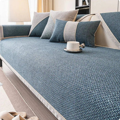 Ortekor Comfort Weave | Sofa Cover with Non-Slip Backing & Custom Fit | All-Season Protection for Ultimate Comfort