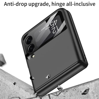 Galaxy Z Flip 4 Heavy-Duty Protective Case – Full-Coverage Shell with Wireless Charging Support & Impact-Resistant Corners for Samsung