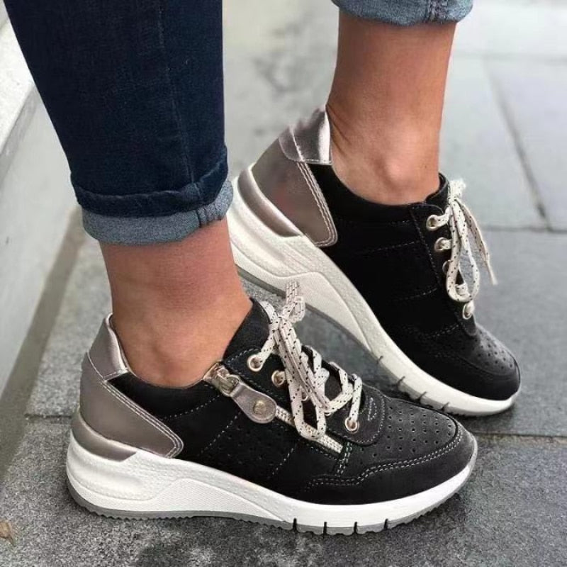 Women's Orthopedic Walking Shoes with Arch Support and Cushioned Sole for All-Day Comfort | Lightweight Breathable Sneakers for Daily Use