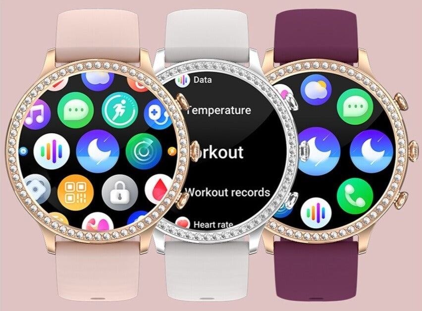 Health Tracking Smartwatch with Heart Rate Monitor, Blood Pressure & Sleep Analysis for Daily Fitness & Wellness