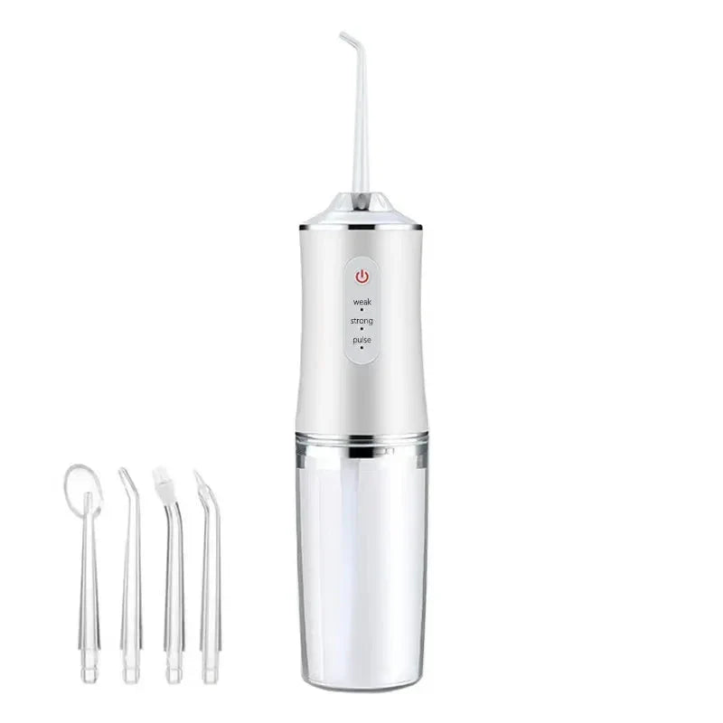 Water Flosser for Travel with Four Replacement Cleaning Heads