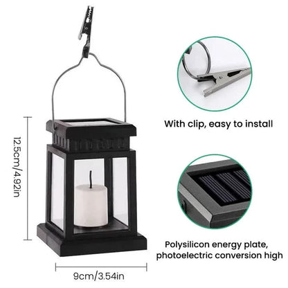 CANDLELIVA – Solar Candle Lantern for Cozy Outdoor Ambience