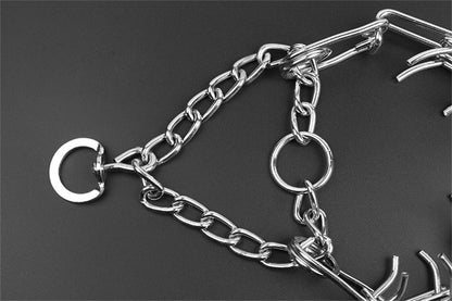 Prong Training Collar for Dogs with Rubber-Tipped Pins – Adjustable No-Pull Design for Leash Training & Behavior Control