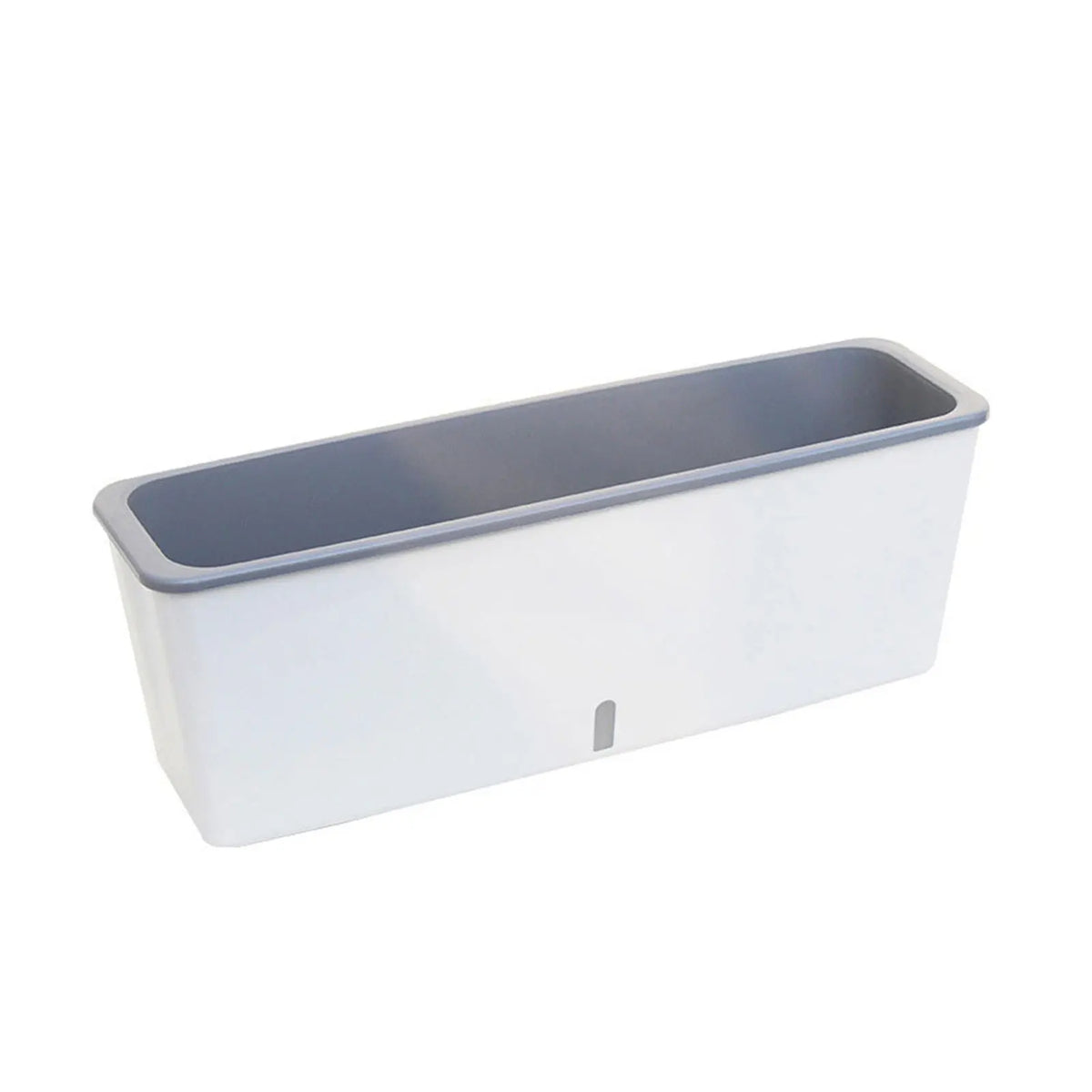 Rectangular Self-Watering Planter with Water Indicator 17 in Long for Herbs Flowers Succulents Kitchen Windowsill Balcony Indoor Outdoor