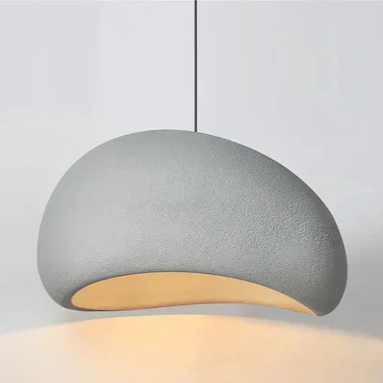 Ceiling Pendant Light Fixture Minimalist Japanese Design HDPE Glass Iron Hardwired for Dining Room Kitchen Island Living Room Bedroom Modern