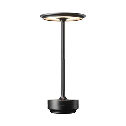 Rechargeable LED Table Lamp Touch Control 4 Brightness Levels Waterproof IP66 Metal Portable Battery Operated for Bedroom Living Room