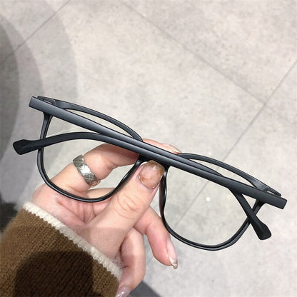 Square Frame Nearsighted Prescription Glasses with Blue Light Filter | Anti-Glare Myopia Eyeglasses for Men & Women | Lightweight Diopter