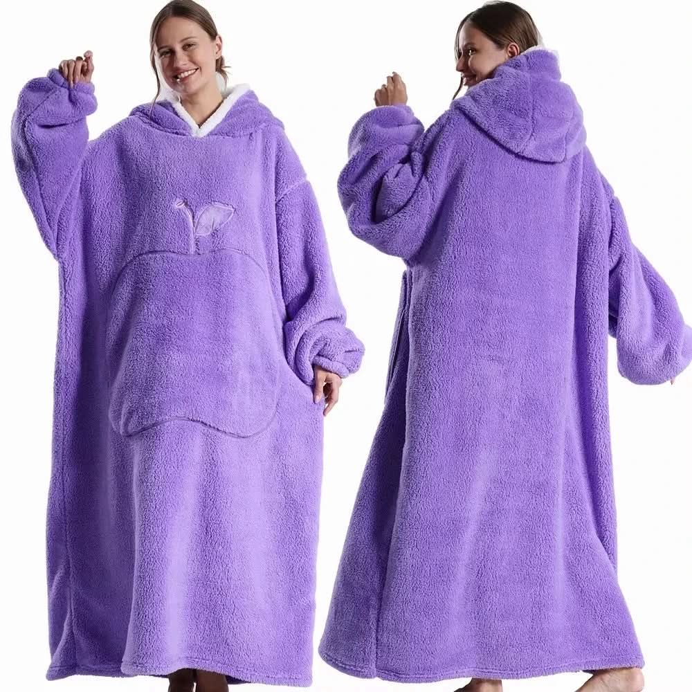 HOODSNUG – Hooded Wearable Blanket for Cozy Comfort