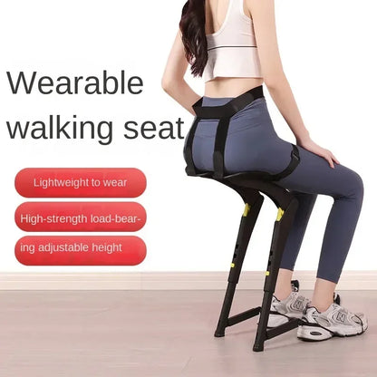 Folding Chair with Wearable Exoskeleton Design for Outdoor Travel