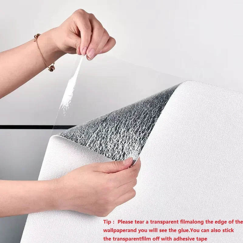 3D Foam Wall Covering Self-Adhesive Fabric-Look Panels Peel and Stick Waterproof Textured Decor for Bedroom Living Room DIY Renovation Rente