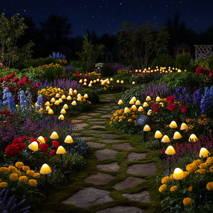 MUSHLIVA – Solar Mushroom Fairy Lights for Garden Landscapes